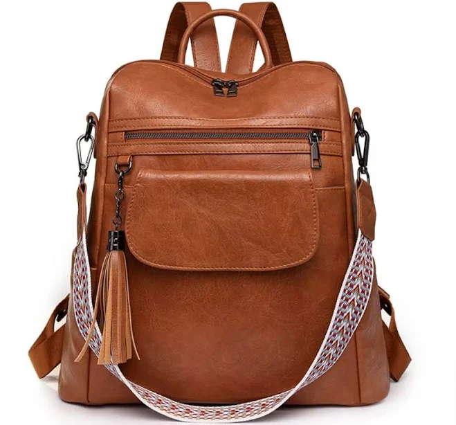 bag Міський рюкзак жіночий шкіряний Світло-коричневий (РСК063) ЕПІЦЕНТР $1299