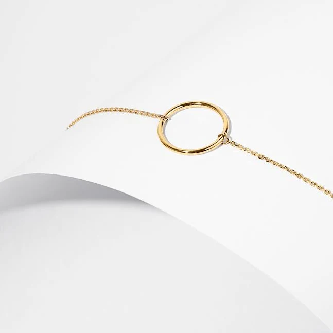 accessory Золотий Браслет Безмежність. Жовте Золото Minimal $10240