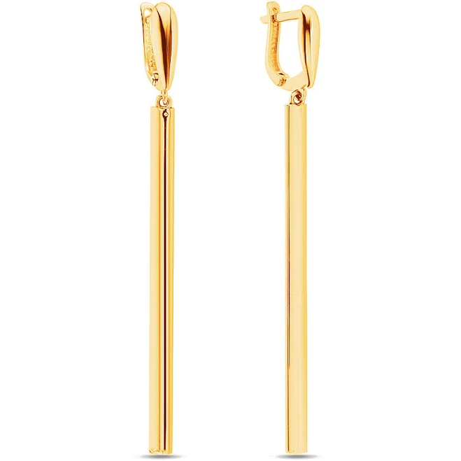 accessory Золоті сережки з підвісками (арт. 106988ж) Столична Ювелірна Фабрика $24187