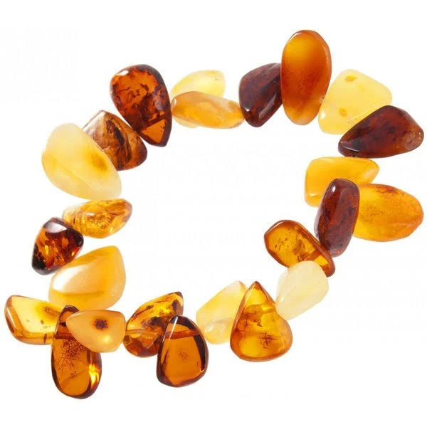 accessory Браслет бурштиновий з різнокольорових каменів Yantar Polissya $1155