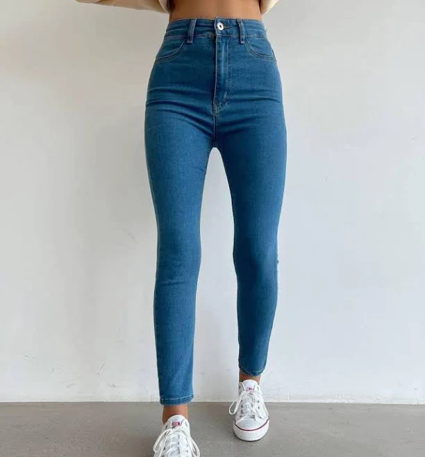 ripped jeans Джинси Скіні синього кольору buymeb.com $1190