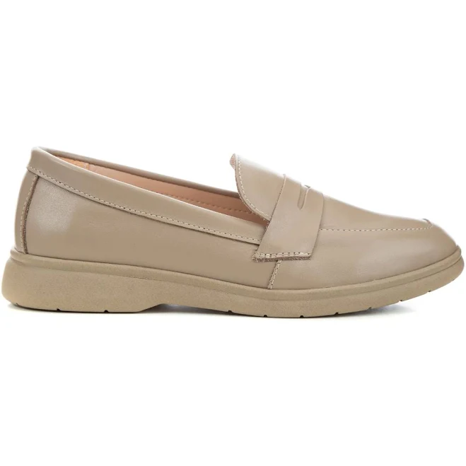 shoes Жіночі лофери бежеві натуральна шкіра Sandalino $1299