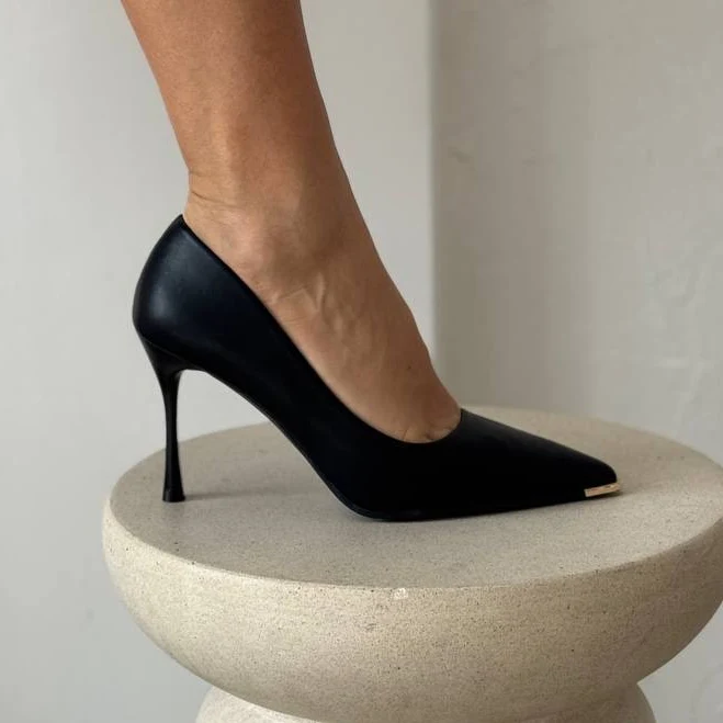 shoes Чорні туфлі-човники на шпильці marafet.com.ua $1300