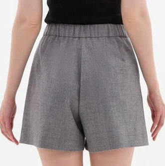 shorts Шорти-бермуди з костюмної тканини сірого кольору Влада lesia.ua $1512