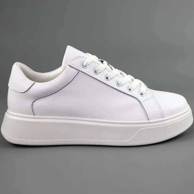 shoes Кеди жіночі шкіряні Білі Sezon $1590