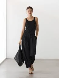 майка Майка на основі льону - Бруднувато-білий massimodutti.com $1600