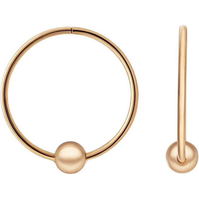 accessory Золоті сережки-кільця Орбіта Manika $16560