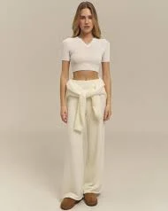 crop top Базовый белый кроп-топ LU $1690
