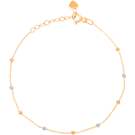 accessory Браслет з комбінованого золота з кульками - 1737926 AURUM jewelry $3071