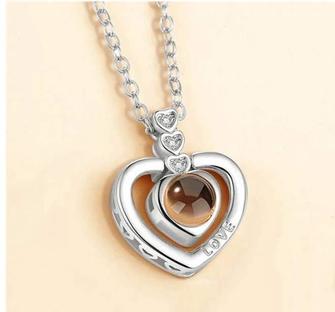 accessory Жіночий сріблястий ланцюжок з кулоном у формі серця код 1955 4558943. Біжутерні ланцюжки ROZETKA $244