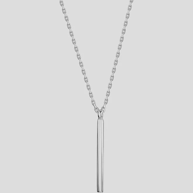 accessory Срібна Підвіска Прямота Minimal $2180