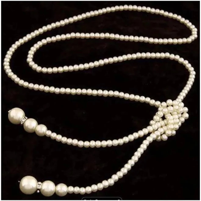 accessory Намисто довге незамкнуте Перлини ( імітація) Біле. Біжутерні кольє і намиста ROZETKA $250