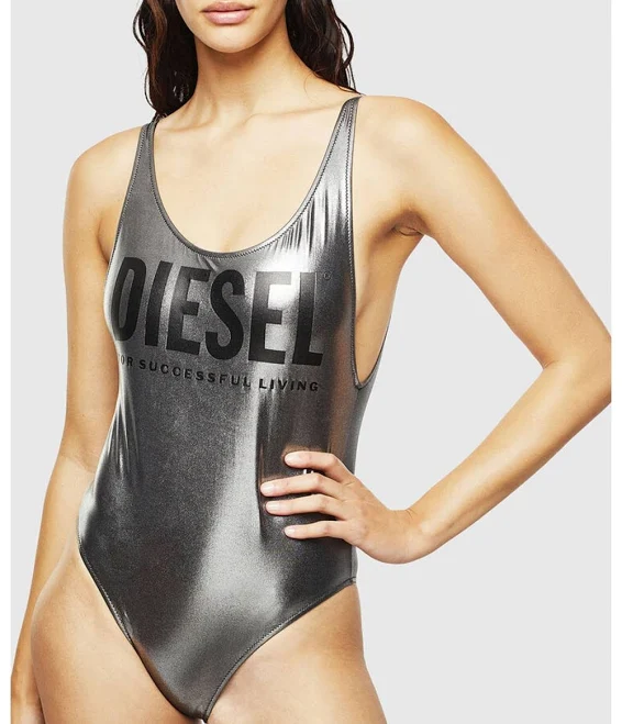 купальник Сріблястий злитий купальник iCan $2737