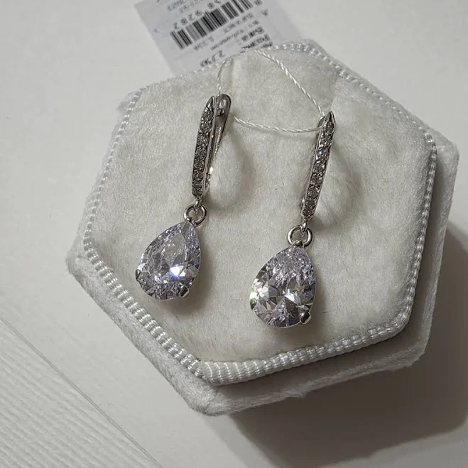 accessory Срібні сережки Краплинка sriblohit.com.ua $2750