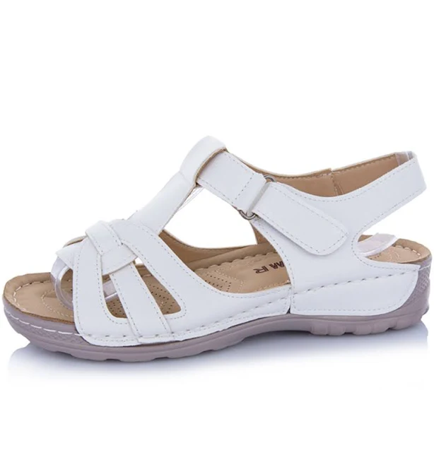 shoes Женские белые сандалии на танкетке 3см. modnato4ka $1180