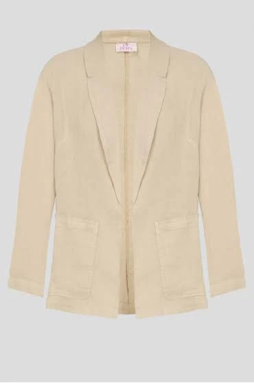 blazer Жіночий бежевий лляний блейзер Saks'85 $3060