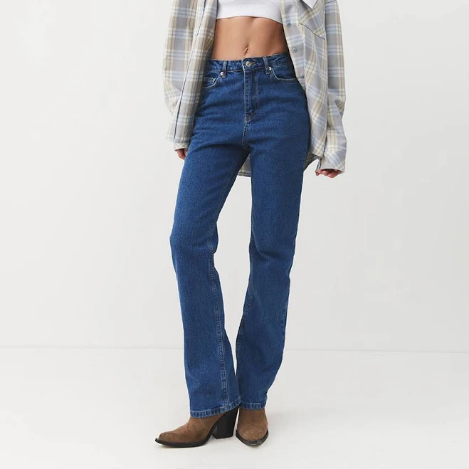 jeans Джинси прямі світло-синього кольору One by One $3190