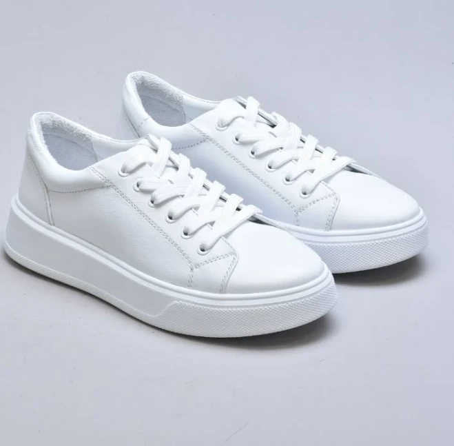 shoes Кеди білого кольору з натуральної шкіри Inifil $3220