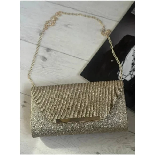 bag Жіноча сумка прямокутна блискуча, конверт-клатч Золота (3346). Сумки ROZETKA $550