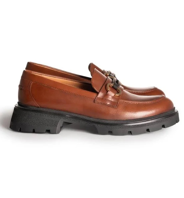 shoes Коричневі шкіряні лофери 3384 VECHOROVA vechorova.com.ua $3357