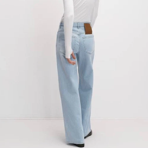 barrel jeans Джинси блакитні широкого крою cici-coco.com.ua $3500