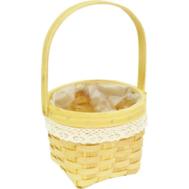 bag Кошик плетений з мереживом 374953 Гуртом / ОПТ Дом Упаковки $139