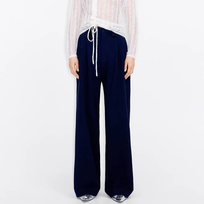 trousers Темно-сині кюлоти bimbaylola.com $4476