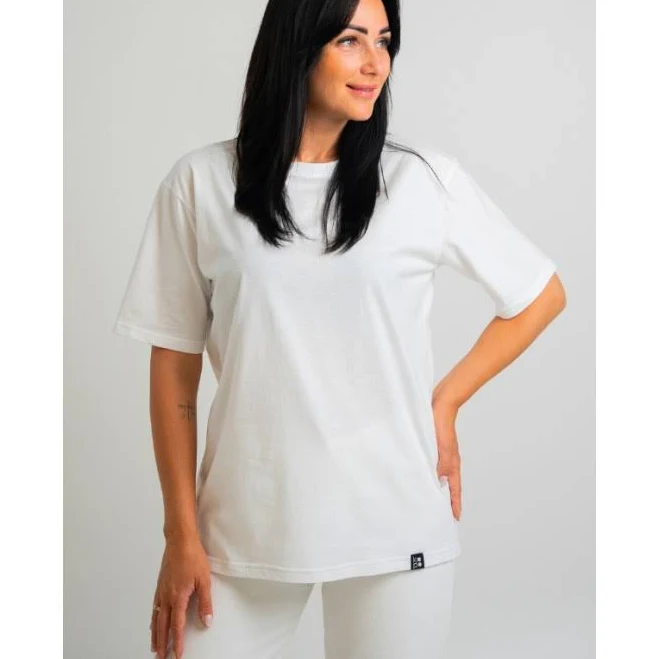 top Жіноча футболка оверсайз. Колір: Білий kopo.ua $449