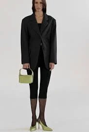 jacket Жакет прямого крою темно-сірий меланж kachorovska.com $4500