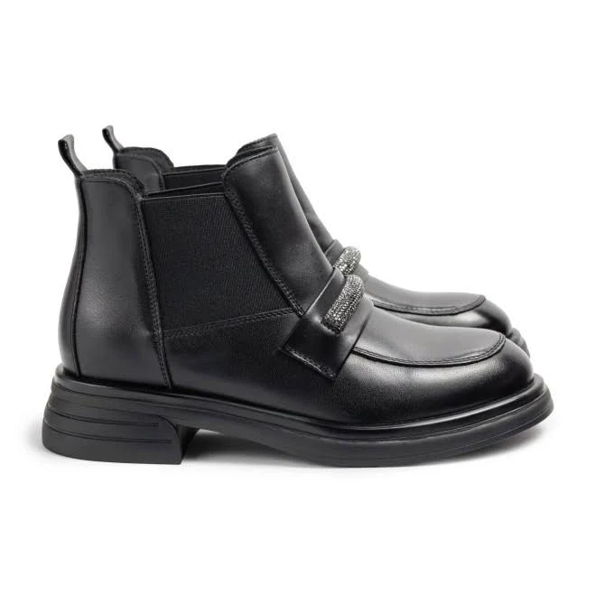 shoes Чорні шкіряні черевики 4501 VECHOROVA vechorova.com.ua $3650