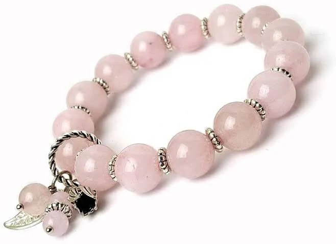 accessory РОЖЕВІ НОЧІ, рожевий кварц. Браслет із натурального каменю Дарсана $495