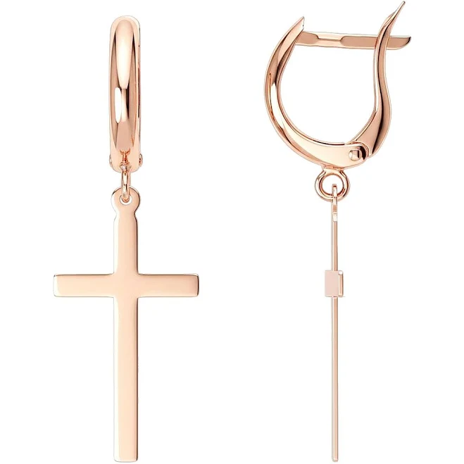 accessory Сережки-підвіски з червоного золота 585&deg;, арт. 470057 zolotakoroleva.ua $11698.43