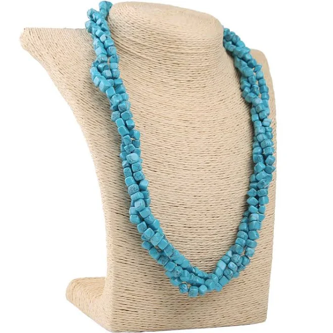 accessory Намисто потрійне квадратне бірюза torba.co.ua $600