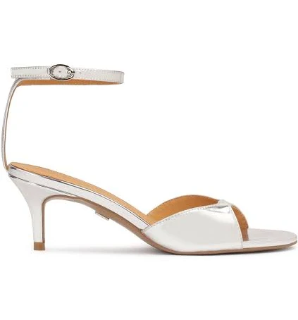 shoes Сріблясті босоніжки з ремінцем на п'яті Kazar $6099