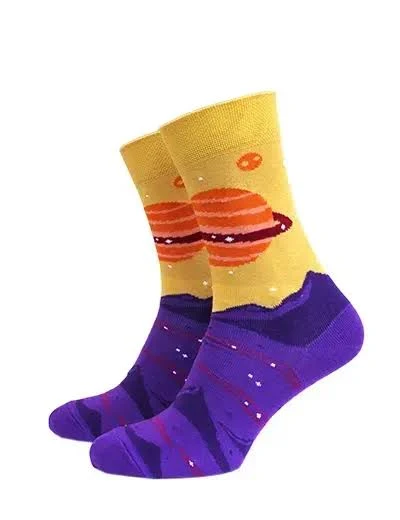 accessory Яскраві шкарпетки з космічними вулканами і планетами Mushka $80