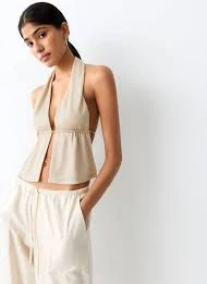 halter top Топ-халтер із зав'язкою mango.com $849