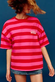 top Смугаста футболка з короткими рукавами pullandbear.com $849