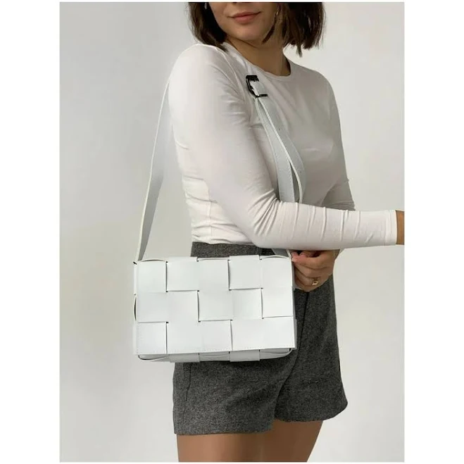 bag Сумка кросбоді плетена білого кольору. Сумки ROZETKA $899