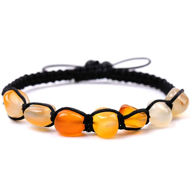 accessory Браслет Сім каменів Жовтий агат (9170521) Граю Я $149