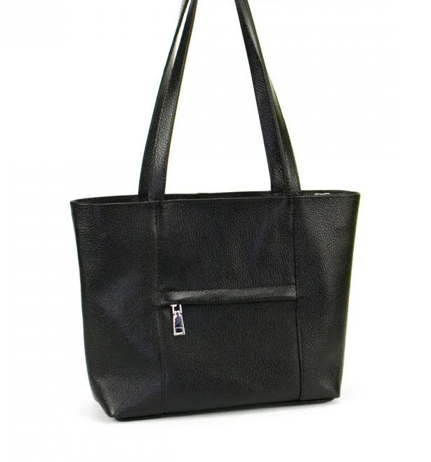 bag Жіноча шкіряна сумка тоут Adriana 03 чорна Світ Сумок $2016