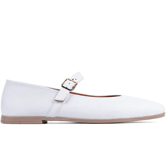 shoes Женские Балетки Attizzare 292 24450 Белый Кожа Miraton $1699