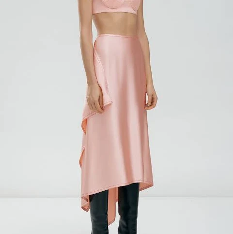 кроп-топ BEVZA КРОП-ТОП МУШЛІ XS / пудрово-рожевий BEVZA $18550