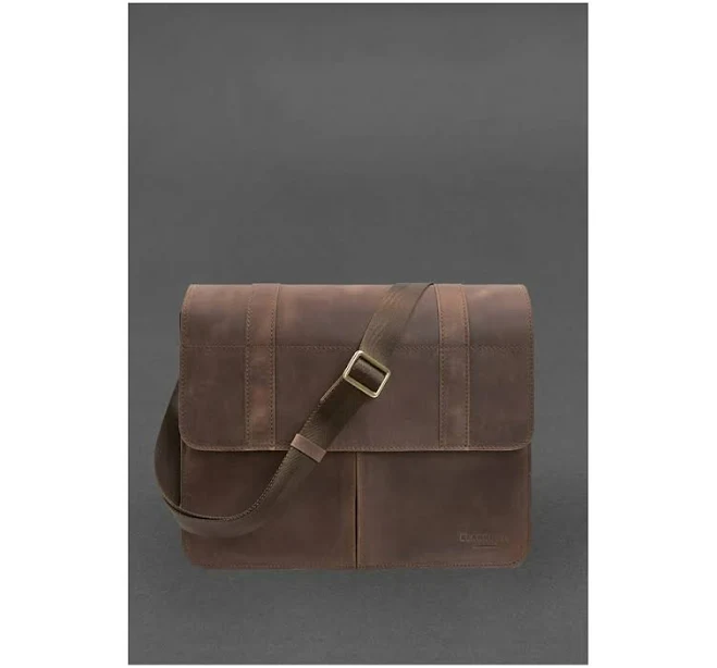 bag Сумка-портфель Classic з ефектом Pull Up, натуральна шкіра, темно-коричнева(BB_30004311). Сумки ROZETKA $6691