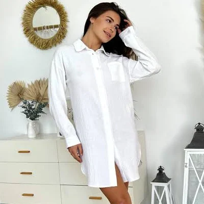 bottom Бавовняна Жіноча Туніка Cosy (63108042) колір білий Intertop.ua $1290