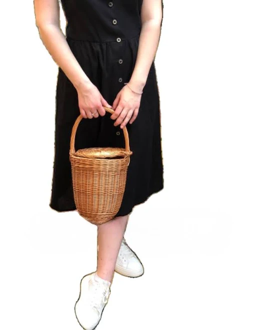 bag Сумка- кошик плетена з лози. Арт:D 3331 Золотая лоза $750