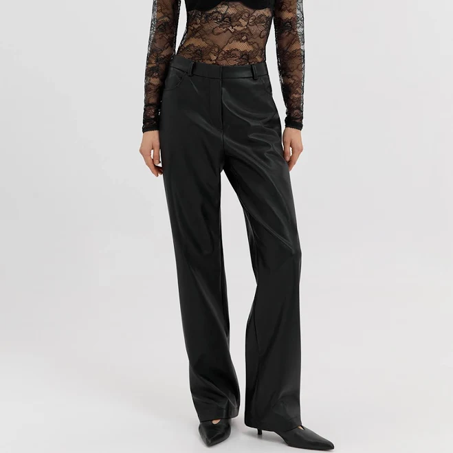 pants DiaDia Штани з екошкіри чорні diadia $2190