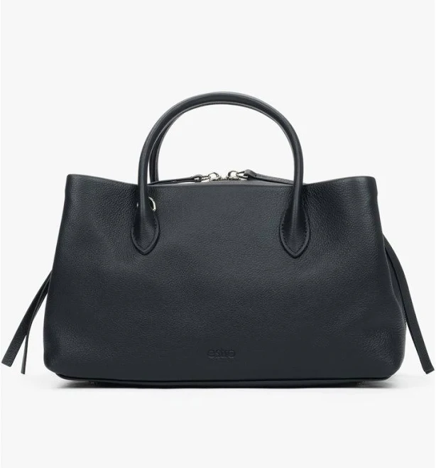 bag Estro Сумка-тоут шкіряна чорна / розмір Estro $4540