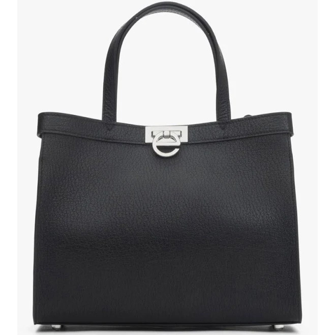 bag Estro Сумка-тоут шкіряна чорна / розмір Estro $4630