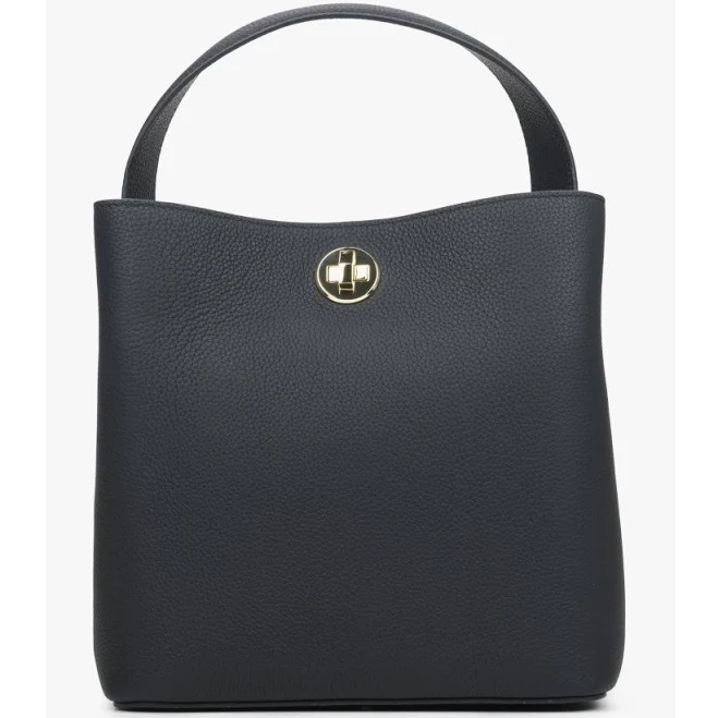 bag Estro Сумка-тоут шкіряна чорна / розмір Estro $5499