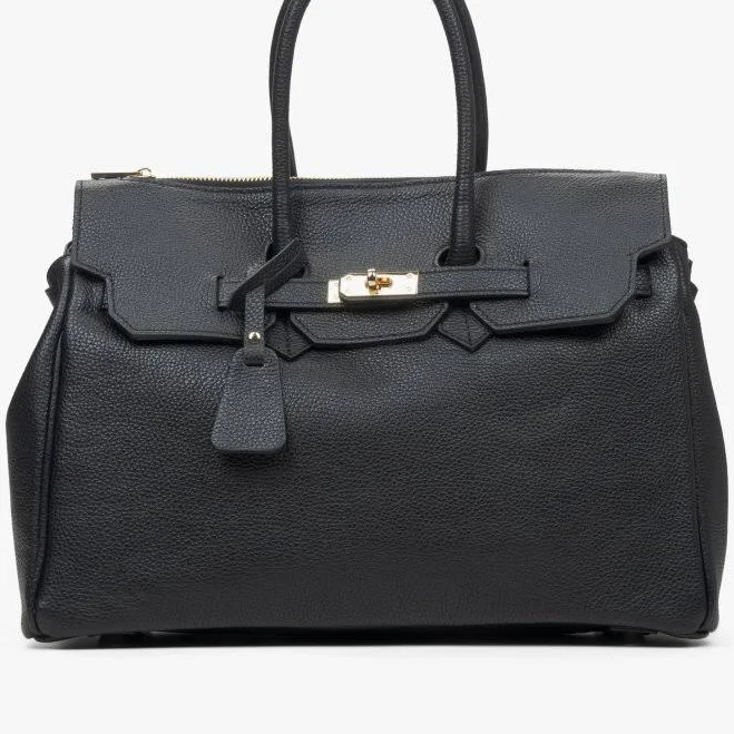 bag Estro Сумка тоут шкіряна чорна / розмір Estro $5790